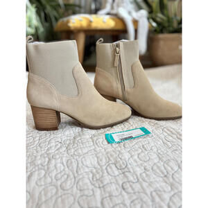 Violet & Red Loaded Knit Cuff Bootie/Boot Tan Size 8.5‎